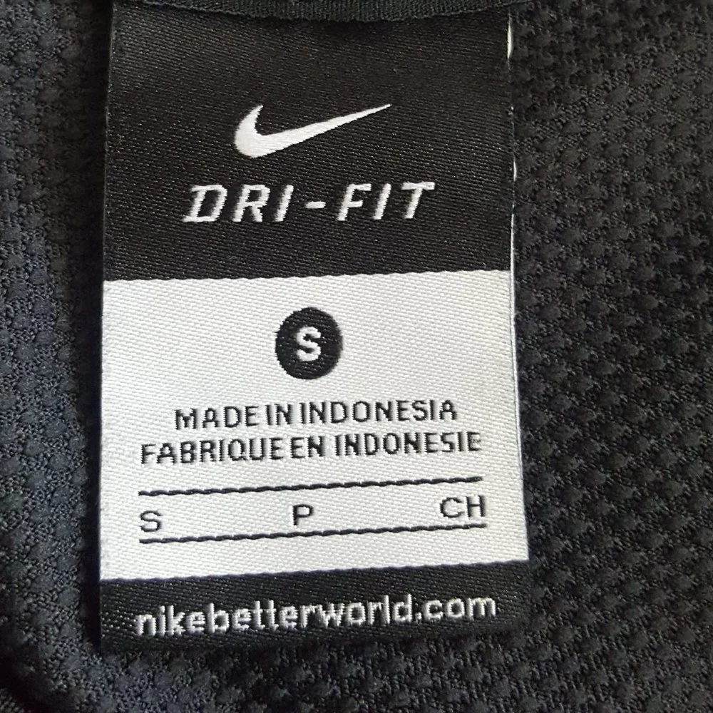 Men's Nike Dri-Fit Goalie Soccer Jersey Black Gray Park IV Long Sleeve S - Picture 10 of 12